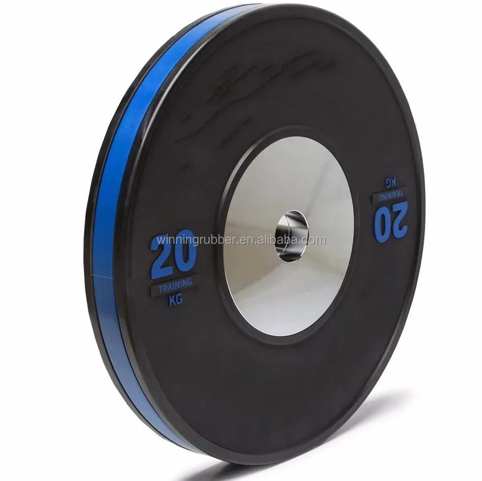 Training Rubber Bumper Competition Barbell Weight Plate For Cross Fit