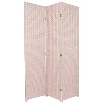 Shoji Folding Panel Plastic Bamboo Hanging Screen Room Divider