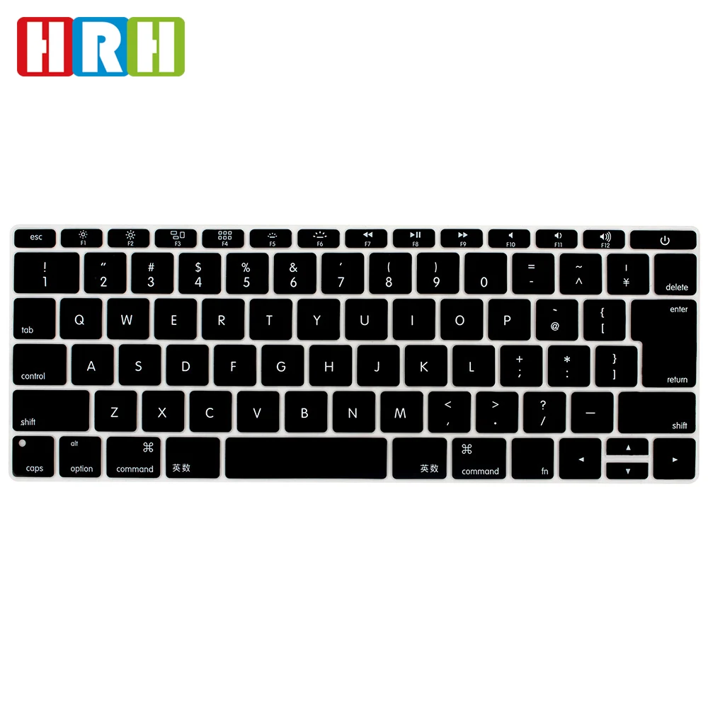 Desktop Keyboard Keyboard Cover English for Mac Black Skin, Japanese Version