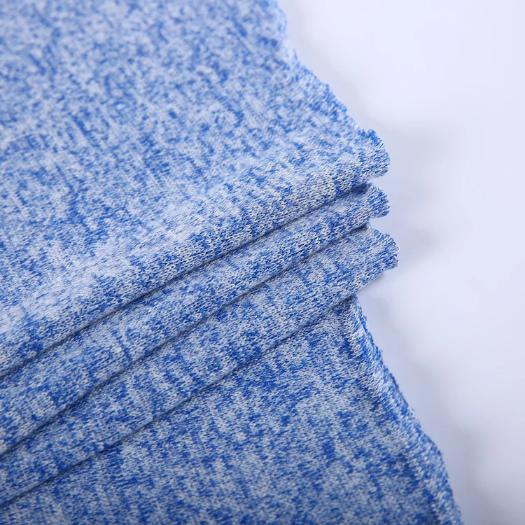 China supplier blue single dye polyester stock lot rayon dress fabric