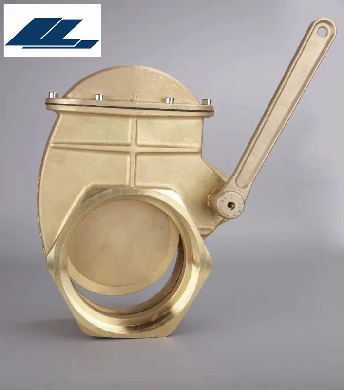 
Fast open brass gate valve 