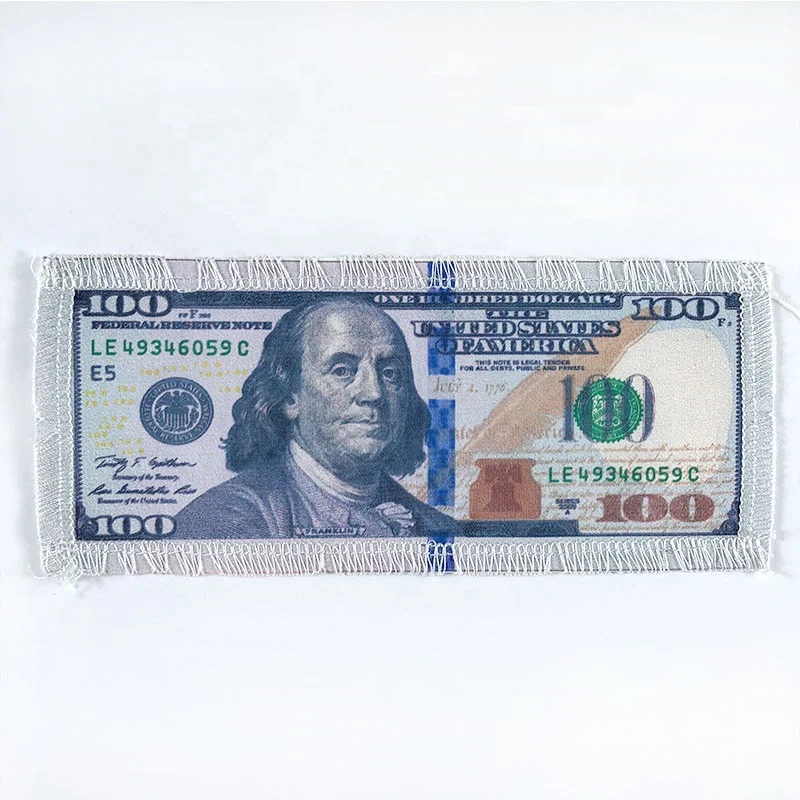 Новые пляжные вышитые нашивки в форме башни Билла 100 долларов