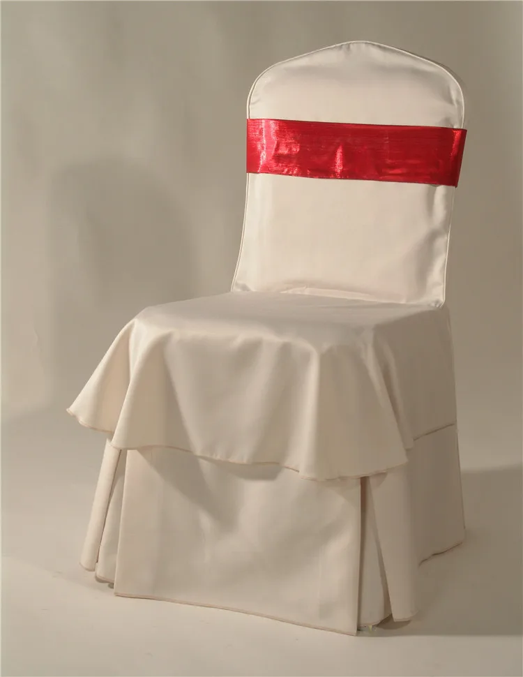 Hotel Style Event White Spandex Wedding Banquet Chair Covers