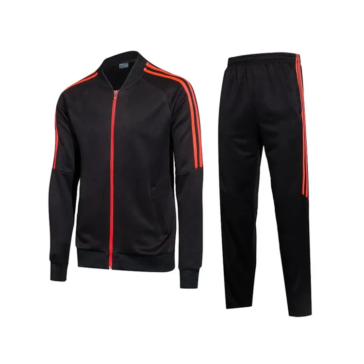 High Quality Sportswear Custom design low MOQ men tracksuit from factory