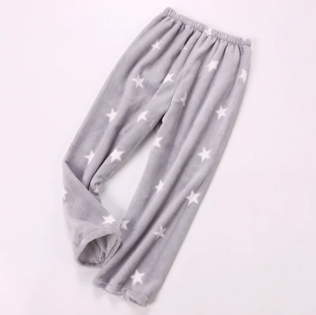 2021 Autumn/Winter Women Pajamas Set Flannel Cartoon Pants Sleep Warm Nightgown Female Home Indoor Sleepwear