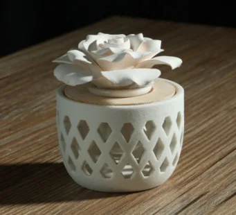 High Quality Scented ,Ceramic Fragrance Diffuser With Sticks,Gift Box Reed Aroma Diffuse