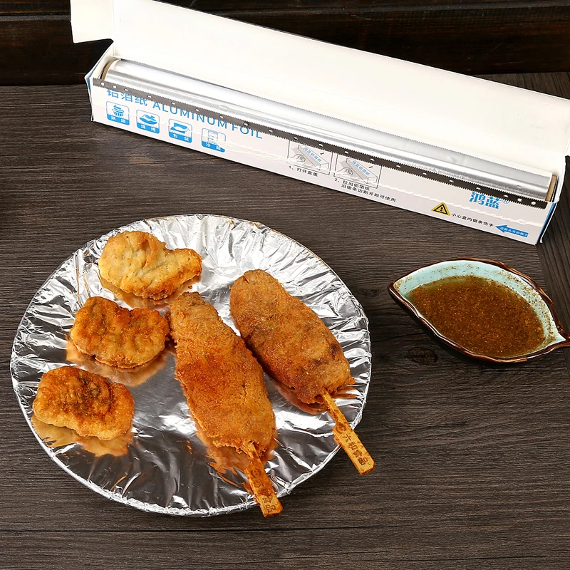 China supplier Catering Aluminium Foil, Silver Aluminium Foil Paper, Food Packing Household