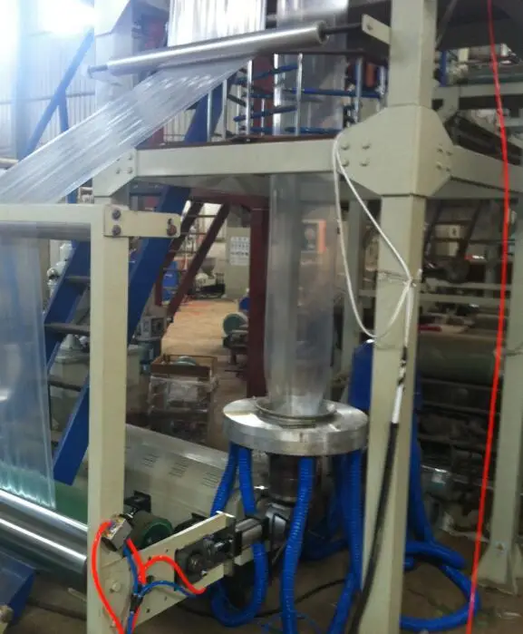 Cheaper Price Good Quality Single Layer Fixed Die Head Pe Plastic Film Extrusion Machine