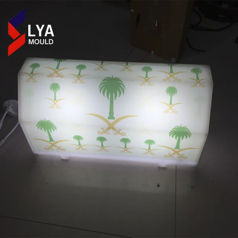 Wholesale sidewalks illuminated PE led curbstone types for Landscaping