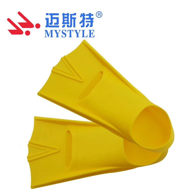 High quality swim accessories durable silicone swim fins for adult