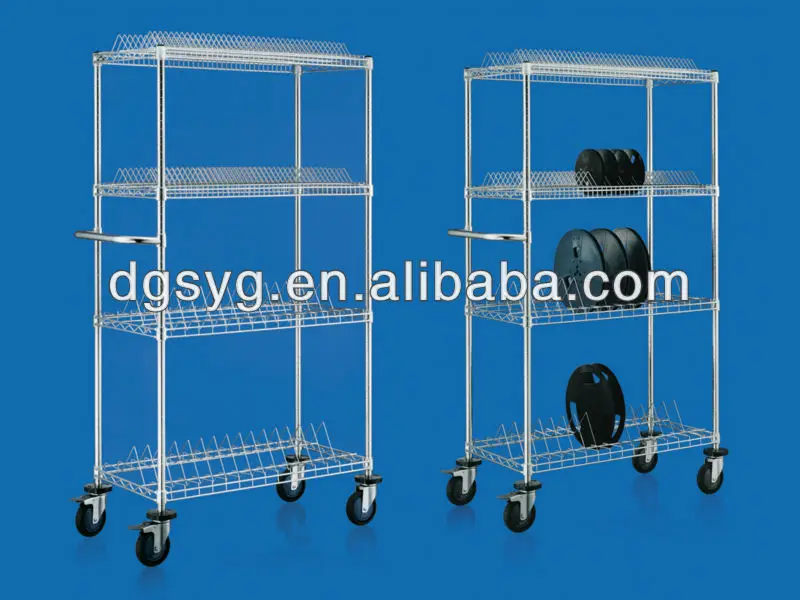 SMT ESD SMD печатная плата катушка стойка для хранения тележка SMT компонент катушка корзина для хранения