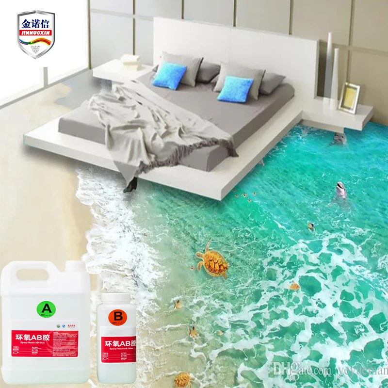 
Two Components Wholesale Crystal Epoxy Resin clear Liquid for Adhesive Glue Crystal for Epoxy Resin for 3D Floor Paint 