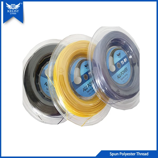 Wholesale High Quality KELIST Alu Power Polyester Tennis String For Gauge 1.25mm/16L 200m