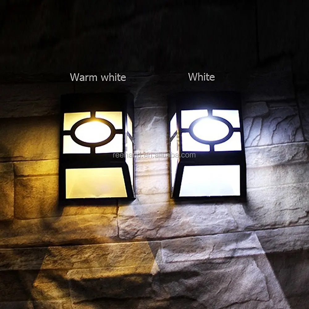 Free Shipping Solar wall light fixture for outdoor street decoration light sensor control lamp