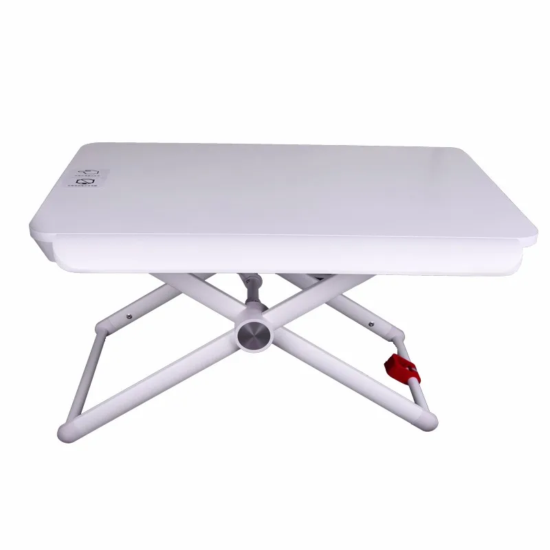 Adjustable Height White Home Customized Lightweight Foldable Laptop Table Japanese Standard Size Computer Office Sit Stand Desk