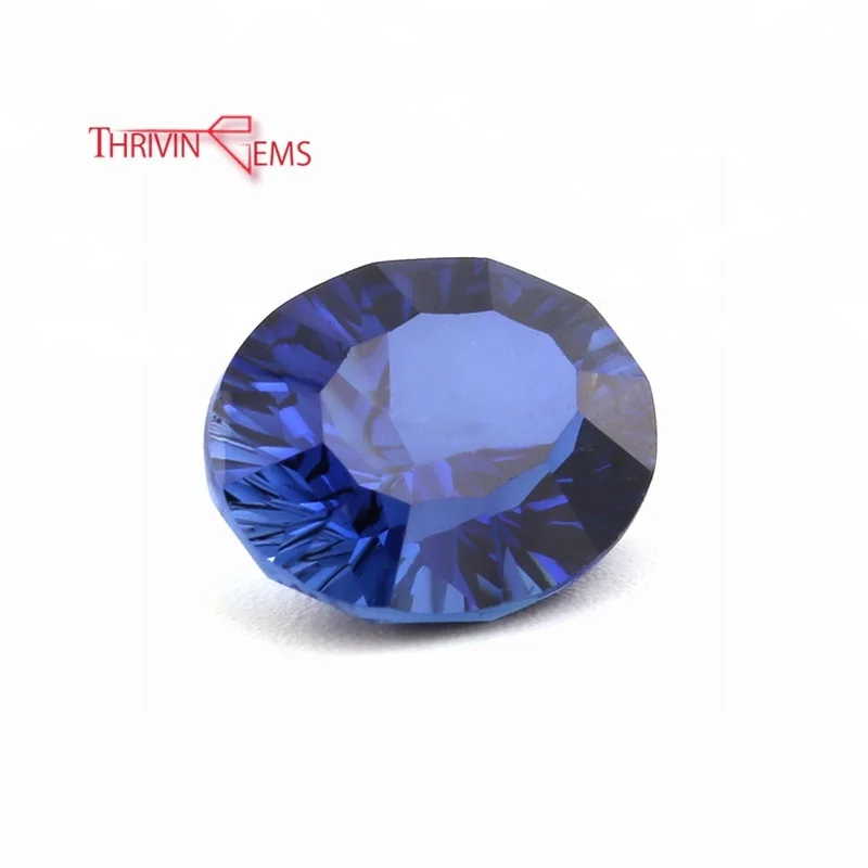 Wholesale oval loose sapphire 34# gemstone for jewelry