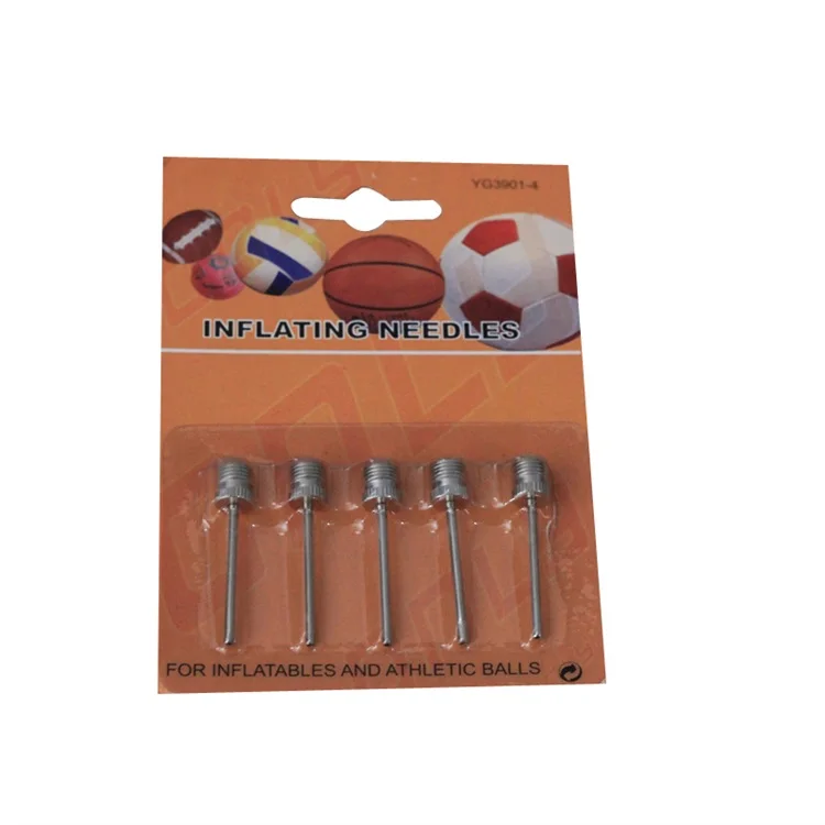 
Sport Ball Inflator Needles For Deflated Football Basketball Volleyball Inflatable Air Adapter Stainless Steel Pin (YG3905) 
