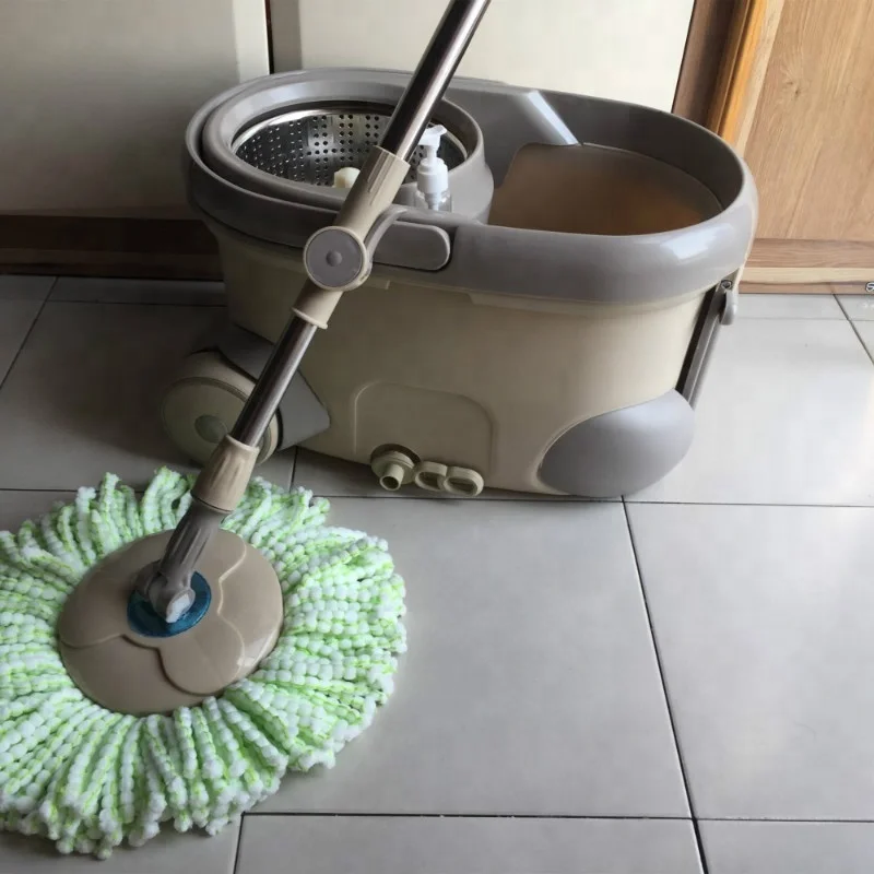 Professional walkable 360 flat spin .mop bucket in bulk