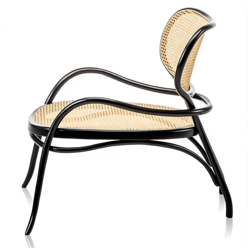 Unique Leisure Furniture Wood Rattan Coffee Shop Chair