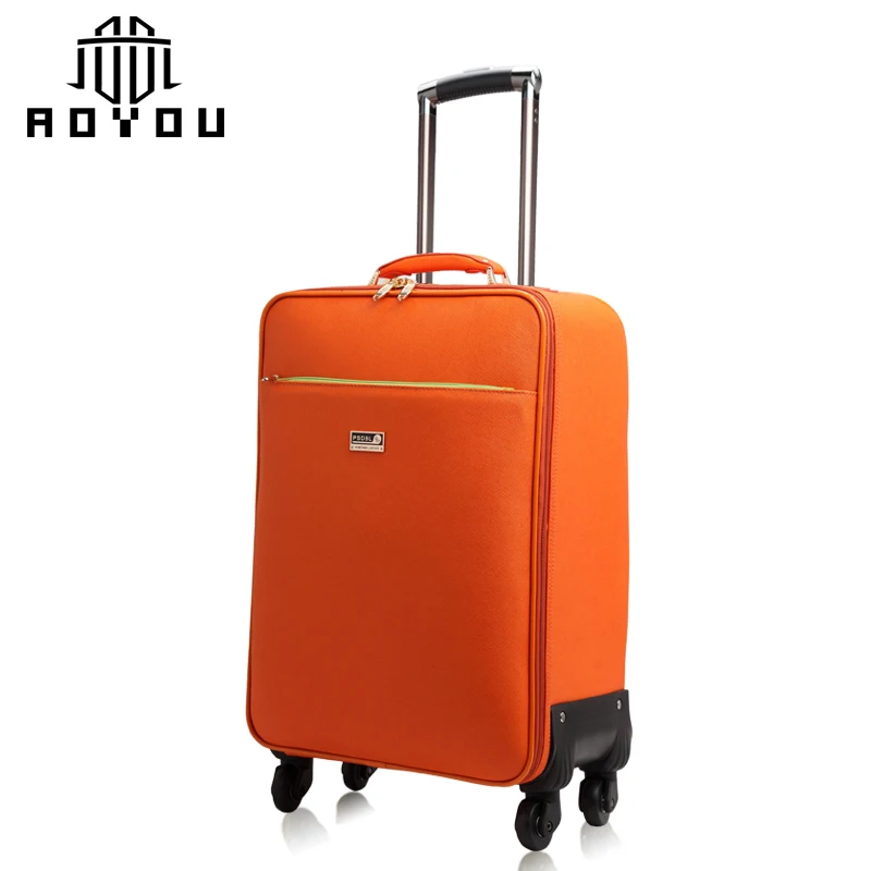 Factory sell high-grade polo luggage leather suitcase for men and women