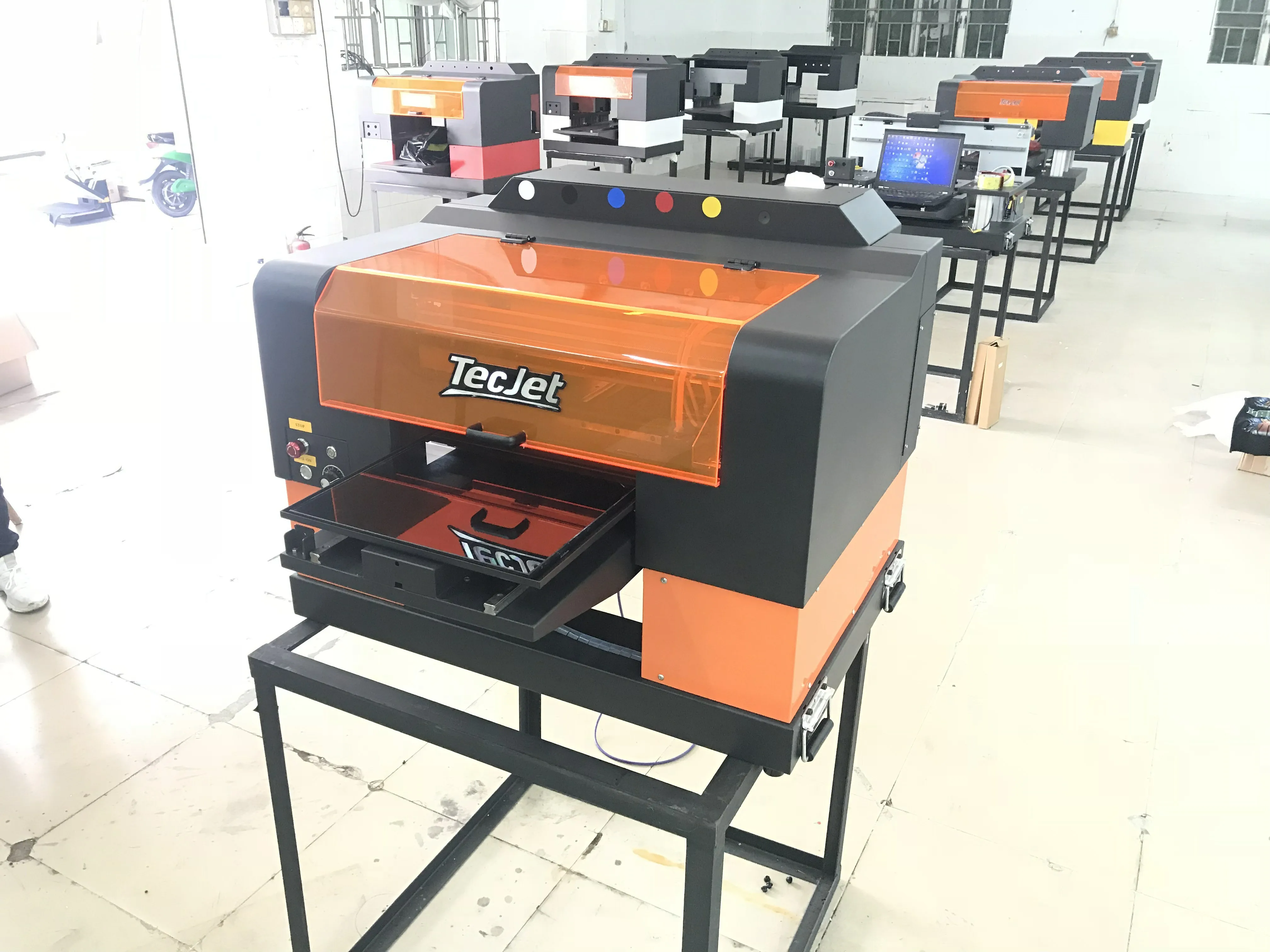 TECJET 3350 330*500mm industrial design xp600 dx7 inkjet printing machine direct image uv flatbed printer