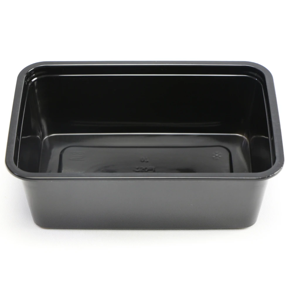 750ml Rectangular Frozen Safe Disposable Plastic PP Food Containers With Lid