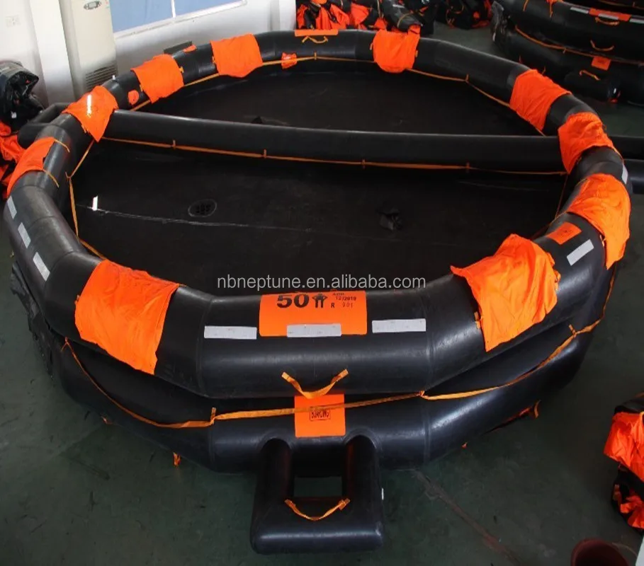 2015 Hot Sale Solas Med Approved self inflating life raft 50 person