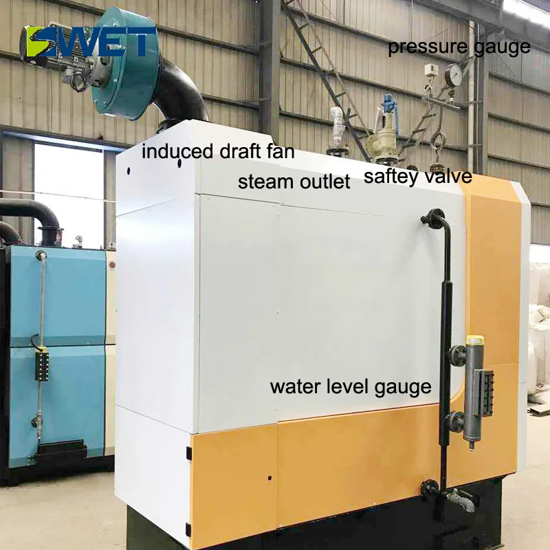 High efficiency mini 400kg induction steam generator boiler for hotel