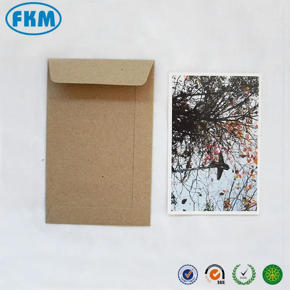 
4.5 inch X7 inch A6 set of 50 Brown Kraft envelopes for photo or postcard 