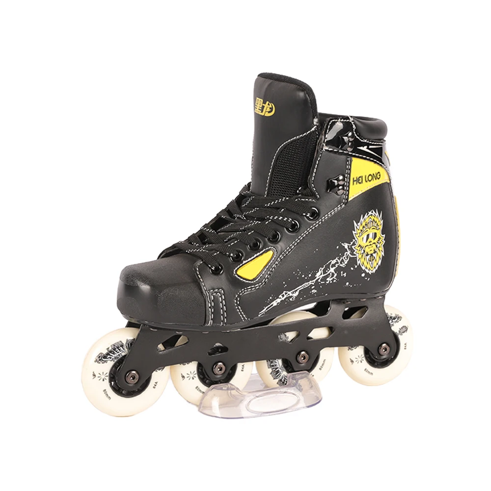 Hot Sale High Quality 4 wheels Roller Hockey Skates of The Bumble Bee Series roller hockey