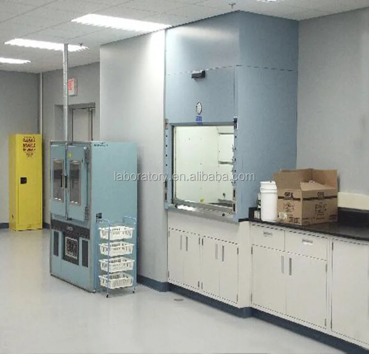 Hot Sale Laminar Flow Cabinet Ductless PP Fume Hoods Resistant to Acid Alkali Anti-Corrosion for Laboratory