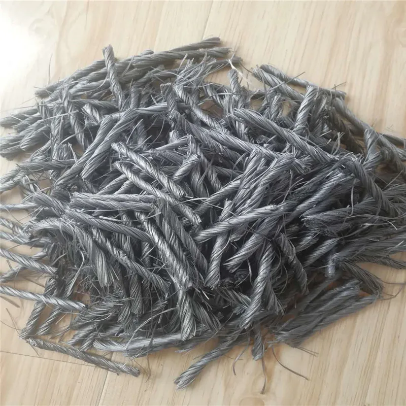 PP волокно витая bunchy форма используется в бетоне