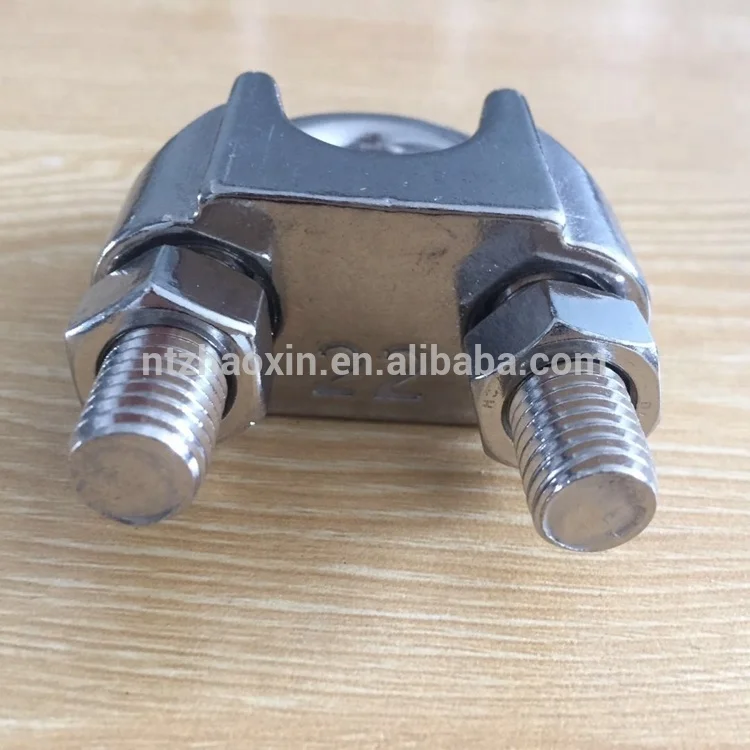
U-bolt Wire Rope Grip/ Stainless steel wire rope clip 