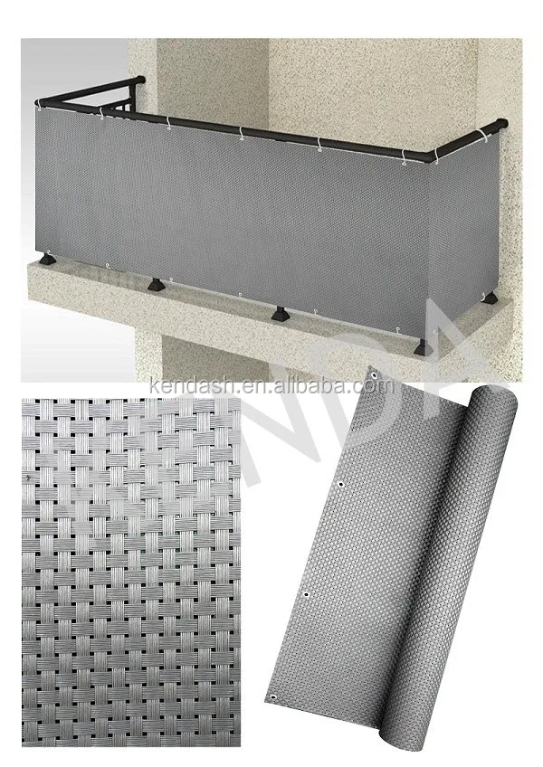 pvc strip screen fence balcony privacy garden fence