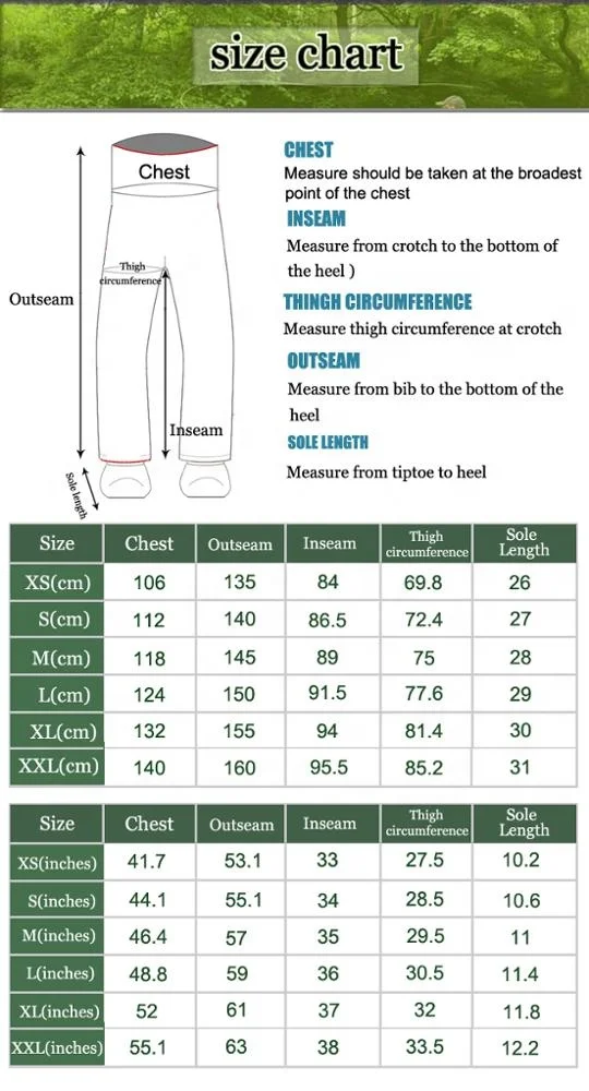Amazon hot sales 3-ply Durable Waterproof Breathable  fishing clothes  Hunting Fishing waders