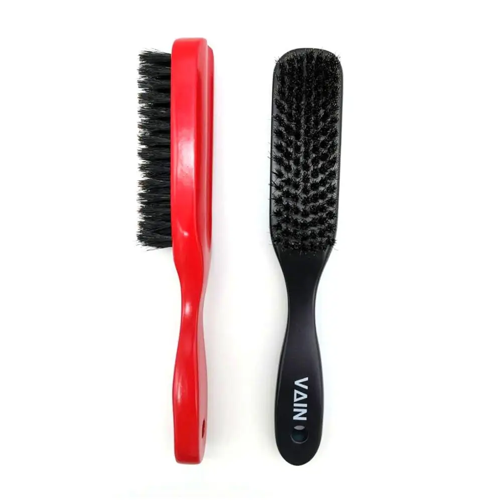 Высококачественная щетка для бороды с щетиной кабана 100% для мужчин с ручкой из твердой древесины