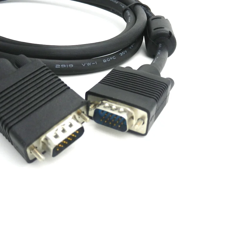 Premium 1080P 3+6 1M 1.5M 2M audio video Male-Male vga cable