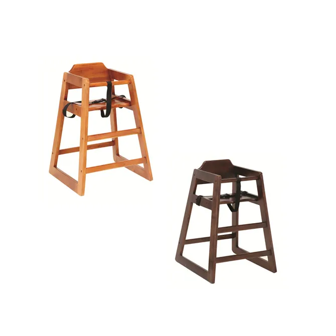 solid wooden baby high chair