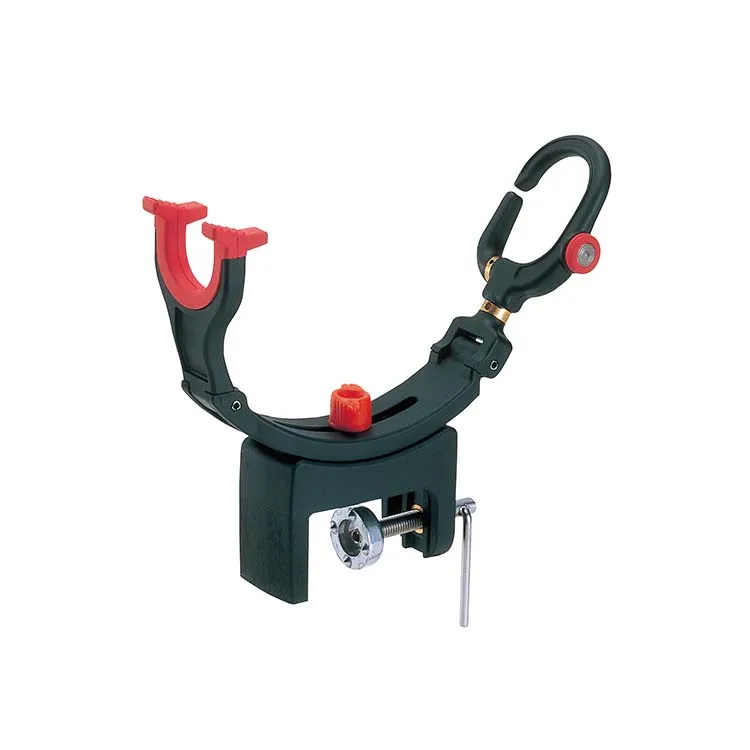 Flexible swinging and angle adjustment fishing rod holder stainless