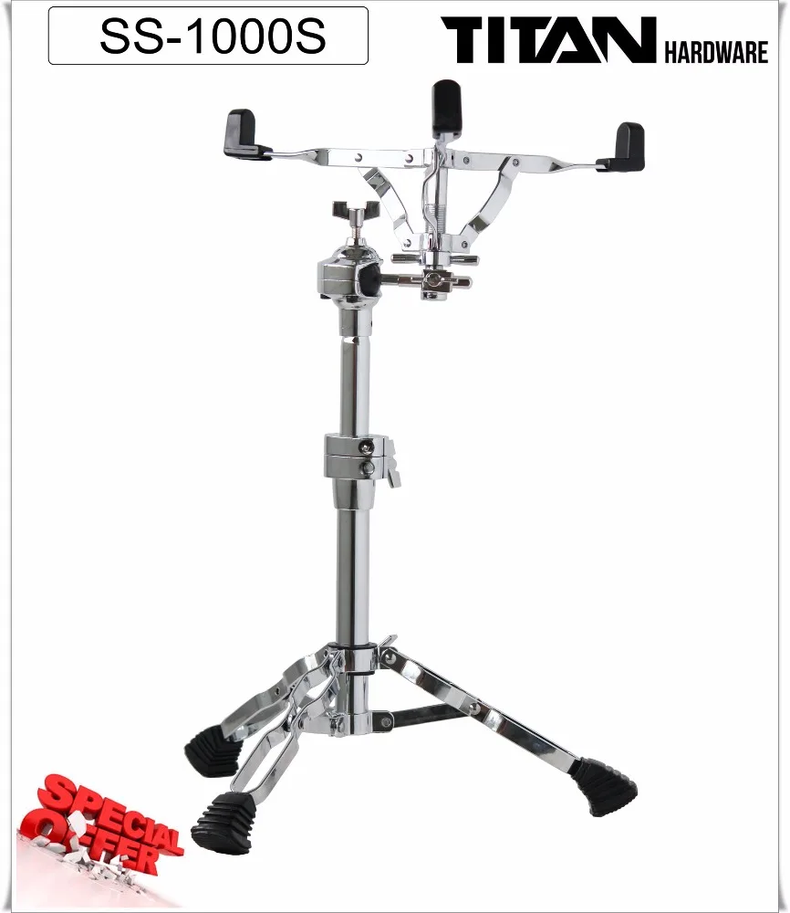 Snare Drum Stand for Percussion Instruments Metal Stand with Durable PET and PVC Drum Heads Made in Taiwan