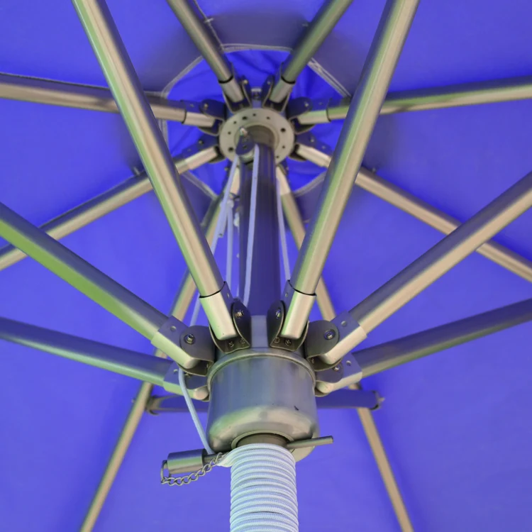 2024 high class stainless steel parasol beach umbrella