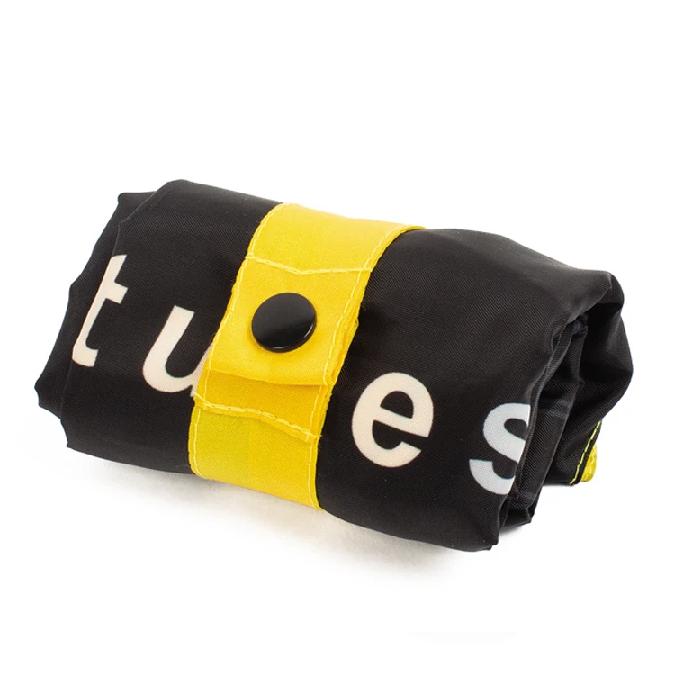 
Custom Logos Boutique Eco-Friendly Reusable Large Foldable Polyester Shopping Bag 