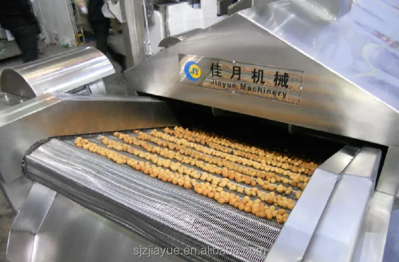 
1000KG Continuous Belt Oil Frying Machine For Peanuts Cashew Nuts Almonds 