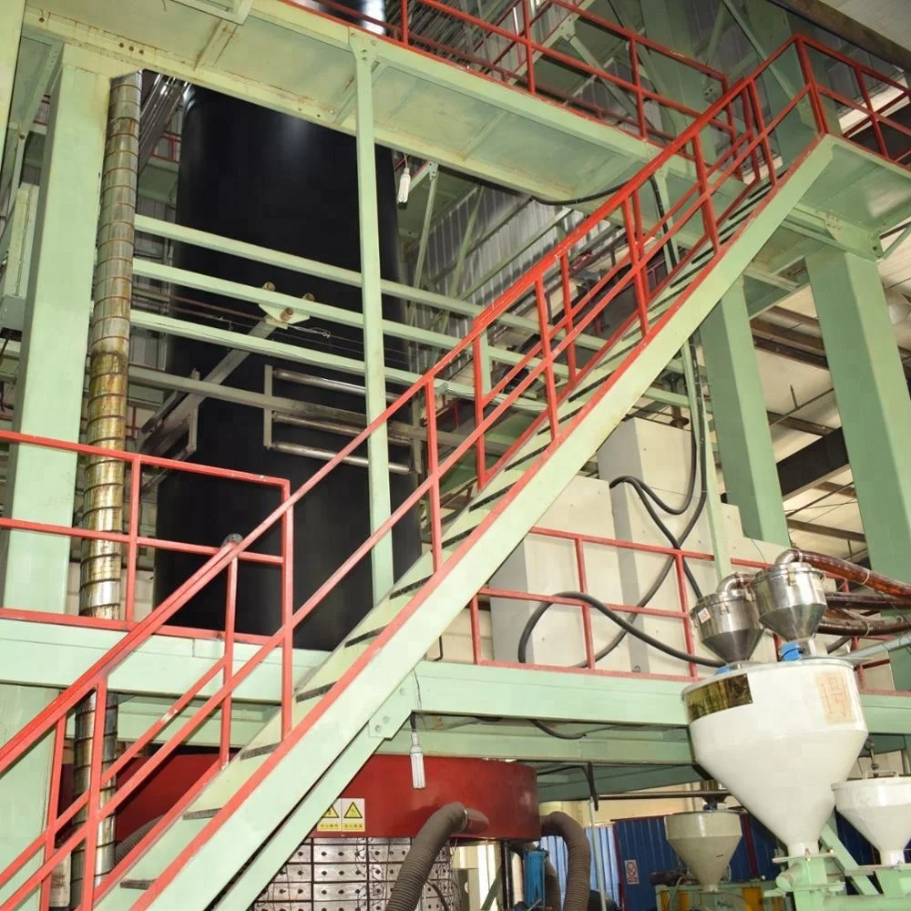
3 Layer Geomembrane polyethylene plastic Film Blowing Machine Price 6 meter 
