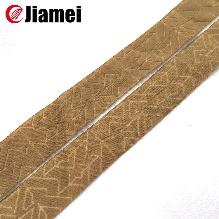 polyester nylon customized webbing logo knitted elastic tape