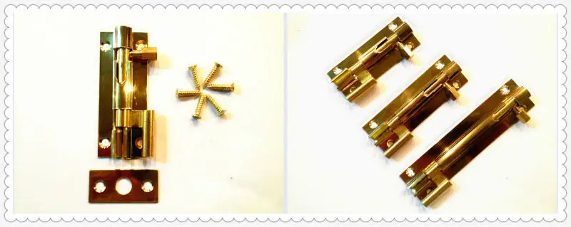 Door Lock Types 1 inch width brass sliding door latch for door or window