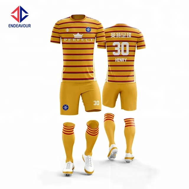 Factory direct sale custom embroidery football team wear