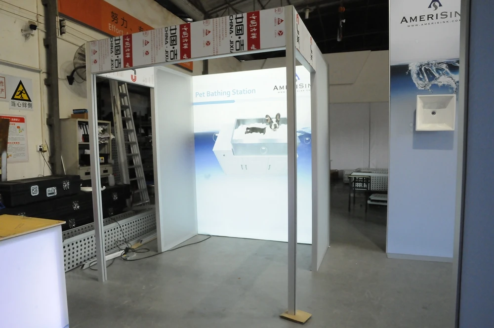 3x3m aluminum extrusion standard Modular Partition Shell Scheme Trade Show Expo Display Exhibition Booth