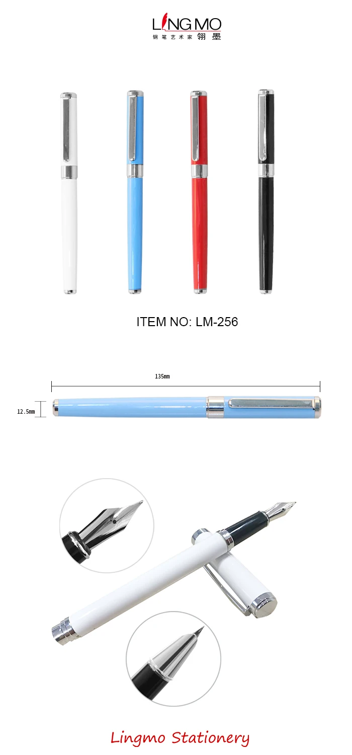 Lingmo High Quality Simple Style Good Ink Fountain Pen for Students
