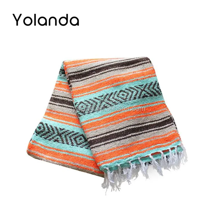 Cheap Super Soft Large Size Mexican Blankets Wholesale